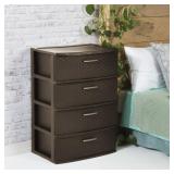 STERILITE 4 DRAWER WIDE WEAVE TOWER
