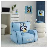 BLUEY COMPRESSED FOAM PLUSH CHAIR