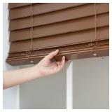 24.5X60 2" CORDLESS FAUX WOOD BLIND