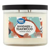 14 OZ MANDARIN & TEAKWOOD CANDLE