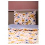 TWIN FLORAL COMFORTER SET
