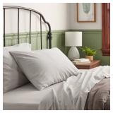QUEEN 250 THREAD PERCALE SHEET SET