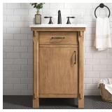 24" ARTS & CRAFTS STYLE BATHROOM VANITY