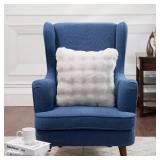 20" FAUX FUR THROW PILLOW