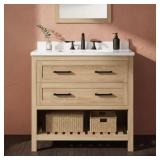 36" SINGLE SINK STONE TOP VANITY