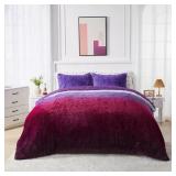 FULL/QUEEN FAUX FUR COMFORTER