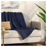 DIMENSIONAL KNIT THROW BLANKET