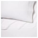 QUEEN COTTON SATEEN SHEET SET