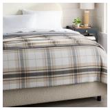 QUEEN BRUSHED COTTON BLANKET