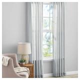 PAIR 50X84 COTTON SHEER CURTAIN PANELS