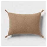 THRESHOLD TWEED THROW PILLOW