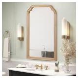 24X36 NATURAL WOOD VANITY MIRROR