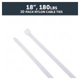 30CT 18" CABLE TIES