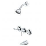 3-HANDLE TUB & SHOWER FAUCETS
