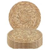 6 PK 14" ROUND WOVEN PLACEMETS