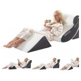 4PC BED WEDGE PILLOW SET