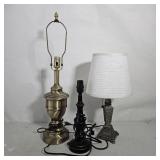 3X TABLE LAMPS