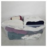 BIN OF TOWELS