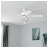 52" CEILING FAN W/LIGHT
