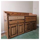 SOLID OAK DRESSER
