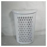 2L WHEELED LAUNDRY BASKET W/ LID & HANDLE