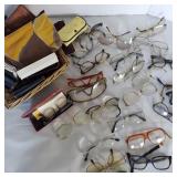 MISC VINTAGE EYEGLASSES & WALLETS