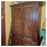 ANTIQUE WARDROBE CABINET