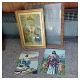 RELIGIOUS PRINT, FRAME & MORE