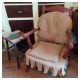 VINTAGE CHAIR & STAND