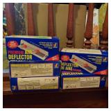 HEAT VENT DEFLECTORS