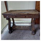 ANTIQUE LIBRARY TABLE