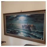 LRG VINTAGE WALL PRINT