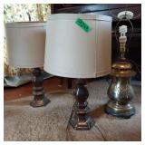 BRASS & CERAMIC LAMPS
