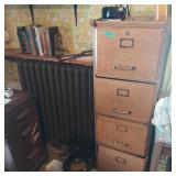 WOOD FILING CABINET & MORE