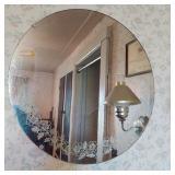 VINTAGE ROUND MIRROR