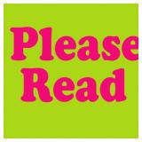 **PLEASE READ THIS - HEALTH & SAFETY