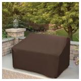 60" POLYESTER PATIO LOVESEAT COVER