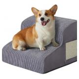 2-STEP PET RAMP W/ CAT SCRATCHER