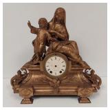 MADONNA AND CHILD MANTEL CLOCK