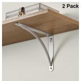 PAIR 6.5X9 STEEL SHELF BRACKETS