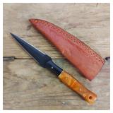 DAMASCUS STEEL BOOT KNIFE