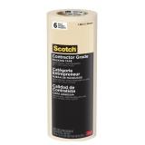 6PK SCOTCH CONTRACTOR GRADE MASKING TAPE