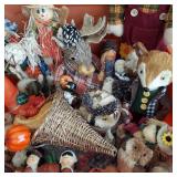 BIN OF THANKSGIVING DECOR