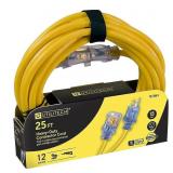 25FT 12/3 HEAVY DUTY OUTDOOR EXTENSION CORD