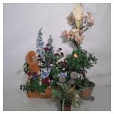 SILK FLOWERS, VASES, & MORE
