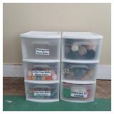 STORAGE BINS OF YARN 1