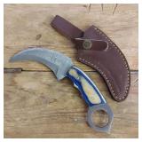 DAMASCUS STEEL KARAMBIT KNIFE