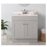 30IN GREY BATHROOM VANITY