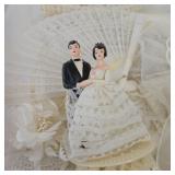 BIN OF WEDDING LACE & TOPPERS, ETC