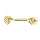 BRASS HOOK AND EYE LATCH
